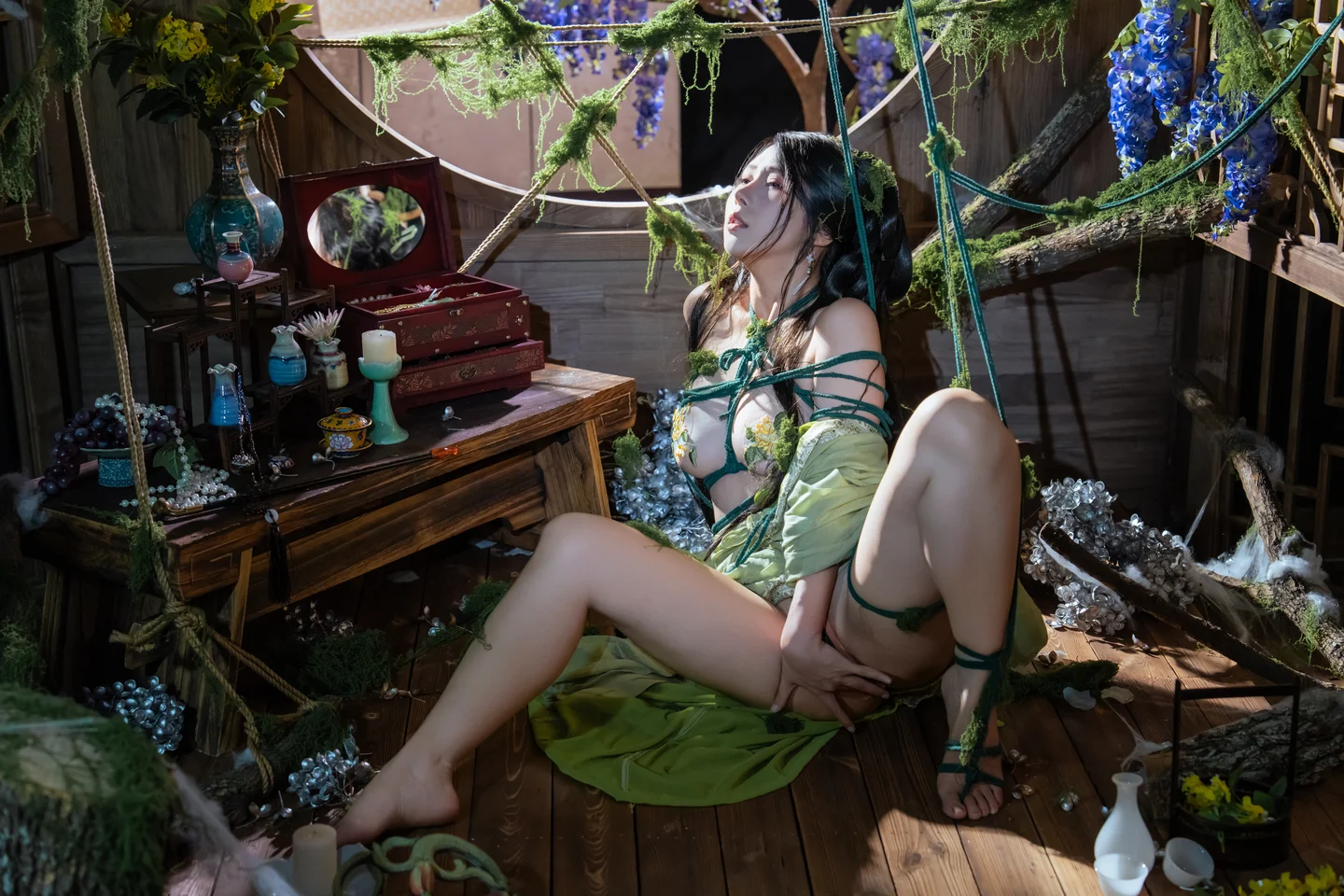 云溪溪 - &奶桃桃 苔缚 [93P,1V-3.38GB] tg@simisebaisi 【丝足阁】030.webp